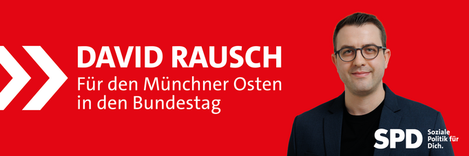 Banner David Rausch Bundestagswahl 2025